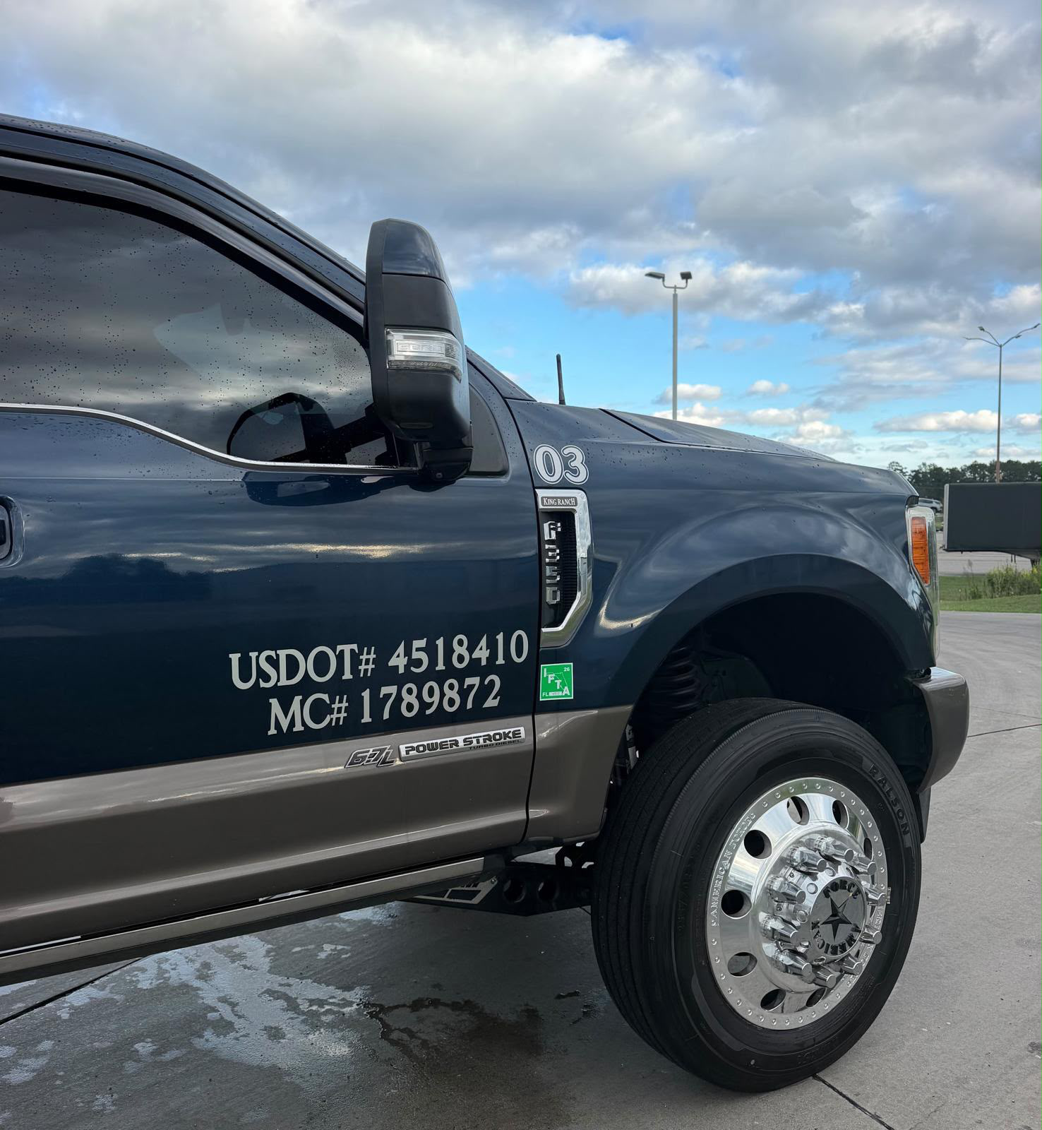 Armani 333 truck · USDOT 4518410 / MC 1789872